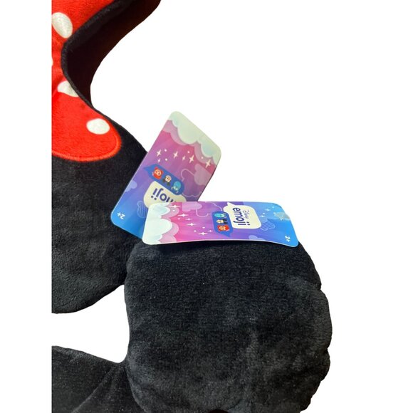 Set of 2 Disney Mickey Minnie Mouse Emoji Plush Pillows Cushions 14" NWT Wink - Picture 4 of 4